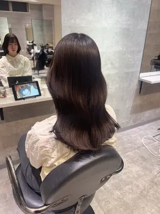 セミロング NOVA天王寺店所属・NOVA天王寺 武元　裕聖のヘアスタイル