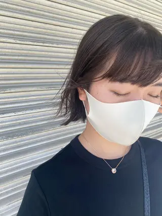 ショート カラー ヘアアレンジ パーマ指名No1 /namiのヘアスタイル