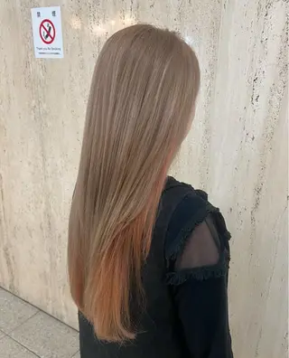 ロング カラー ショコラ梅田所属・ひなた 🌟*.+ﾟのヘアスタイル