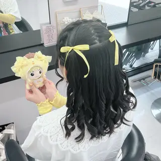 セミロング ヘアアレンジ MILD by 17 秋葉原 ‪♡みづき♡のヘアスタイル