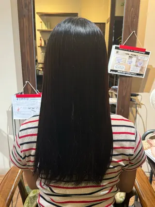 ロング なぎさ/ﾏﾂﾊﾟ ｽﾄﾚｰﾄ/ｶﾗｰのヘアスタイル