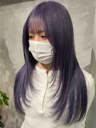 ロング Rol By apollo所属・ハイトーン/ブリーチ MAYURI🌺のヘアスタイル