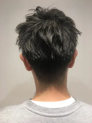 ショート メンズ 💁‍♂️メンズカッ トパーマ💈大田涼華のヘアスタイル