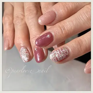 ネイル Beauty salon Ryu・ange所属・PEARL ROSE パールローズのネイルデザイン