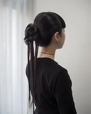 ロング COME G HEAD 上之裏所属・高木 青空のヘアスタイル