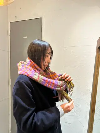 ミディアム カラー ooit所属・田崎 文香のヘアスタイル