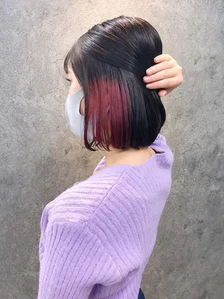 ショート 所渉/韓国レイヤー /ウルフカットのヘアスタイル