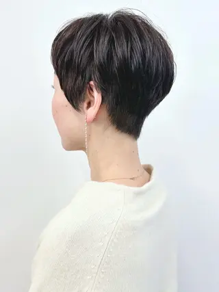 ショート 小顔ボブ/お悩み解決 /ボブパーマ/とういのヘアスタイル