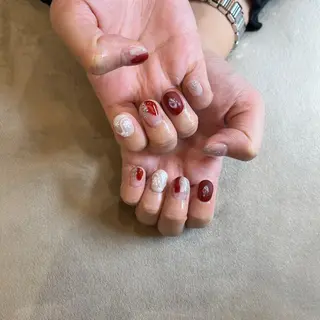 ネイル フリーランス¨̮⃝ ネイリストOKADAのネイルデザイン