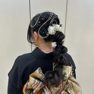 ロング ヘアアレンジ 🍒Natsuka /ガーリー/アレンジのヘアスタイル