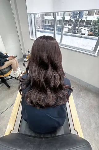 ロング 艶あり暖色カラー🌈 カラー診断あゆみのヘアスタイル