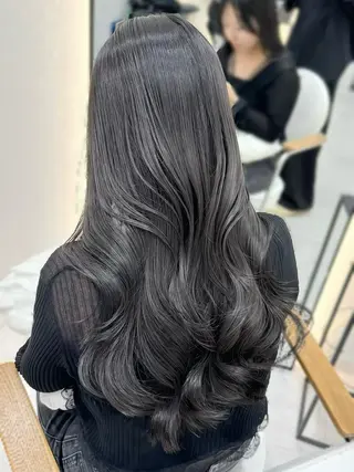 ロング 韓国ヘア🩶侑矢 艶髪透明感/福岡のヘアスタイル