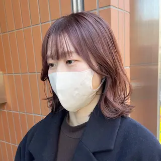 ミディアム カラー channel所属・Natsumi ❤︎のヘアスタイル