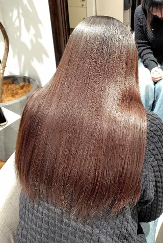 ロング パーマ 小河 恵子のヘアスタイル