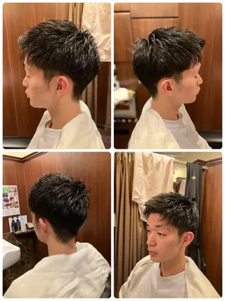 ショート BroTokyo Barbershop 銀座店所属・大河 たいがのヘアスタイル