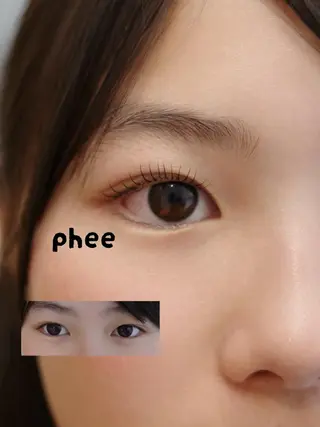 マツエク・マツパ phee フィーのマツエク・マツパデザイン