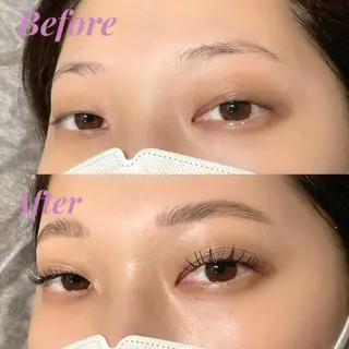 アイブロウ 大阪福島韓国束感まつ げ Sayaka🤍のマツエク・マツパデザイン