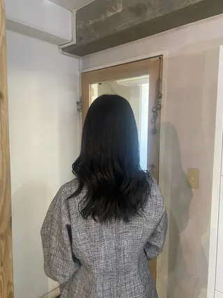 ロング カラー ブリーチカラーと、髪 質改善。HARUKAのヘアスタイル