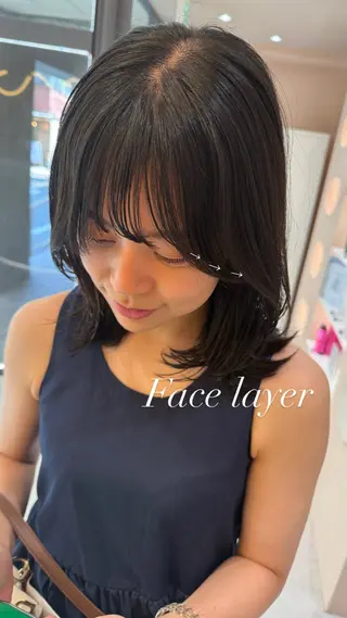 ロング カラー 🫧赤み消しカラー nanami🫧のヘアスタイル