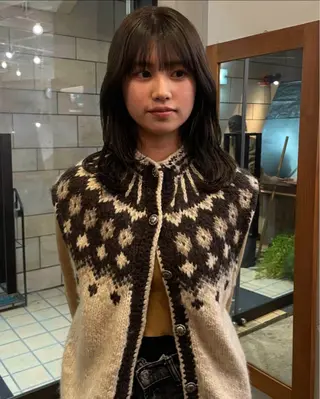 ミディアム カラー 原宿/ケパーマ 🧺ユウマのヘアスタイル