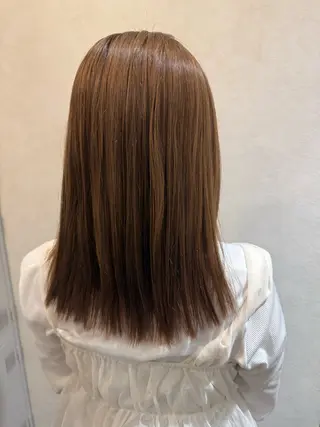 ミディアム カラー Misaki/坂戸/ 艶カラーのヘアスタイル