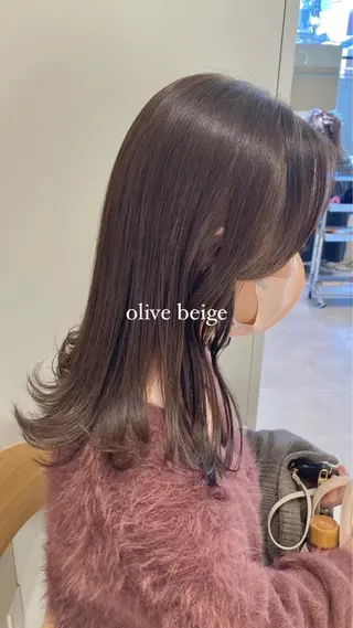 ミディアム カラー MURANAKA RYOのヘアスタイル