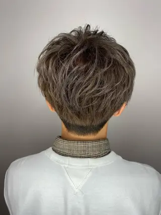 カラー メンズ men'slapis YUTOのヘアスタイル