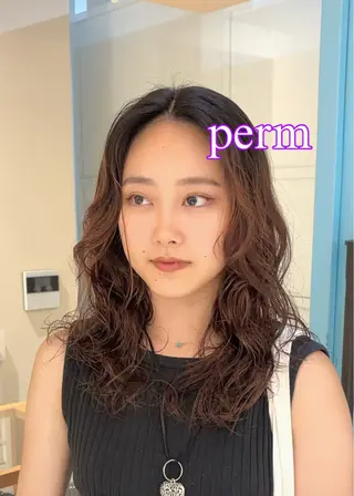 パーマ CYAN.栄店所属・パーマ/髪質改善 【榎本千夏】のヘアスタイル