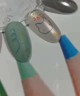 ネイル Spiky とうげ ふうかのネイルデザイン