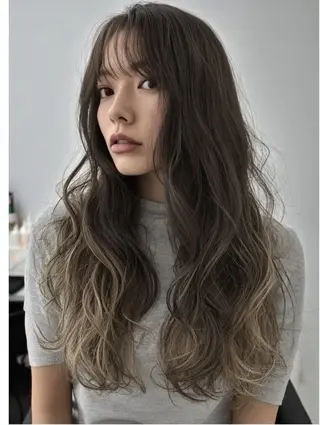 ロング 蒔田 翔大のヘアスタイル