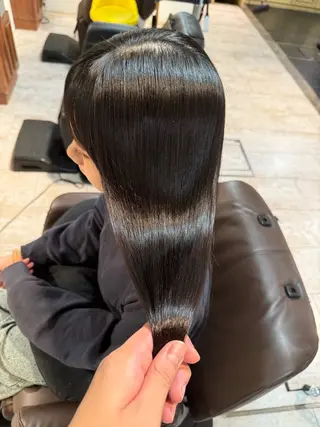 セミロング 髪質改善/縮毛矯正 砂原一博のヘアスタイル