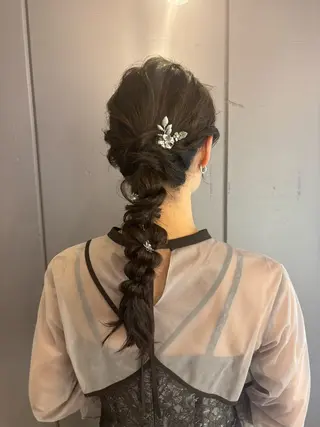 ヘアアレンジ Iris by artina 武蔵小杉店【イリス バイ アルティナ】所属・🎼レイヤー/顔周り カット/nene♬のヘアスタイル