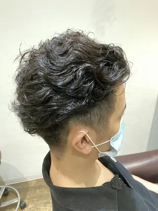 ショート パーマ メンズ メンズ特化💥荻窪 No.1柴田憲秀のヘアスタイル