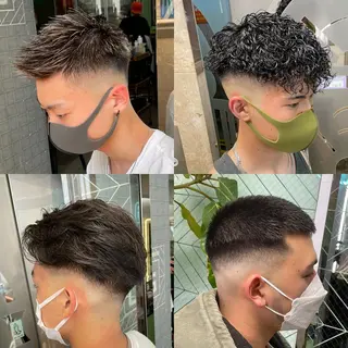 メンズ Le'a所属・渋谷/フェード/ 國分 翔のヘアスタイル