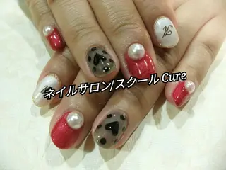 ミディアム ネイル ネイルサロン Cureのネイルデザイン