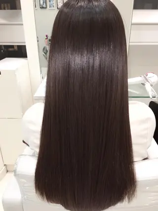 ロング パーマ 縮毛矯正/髪質改善 /ブリーチ/東陽町✨のヘアスタイル