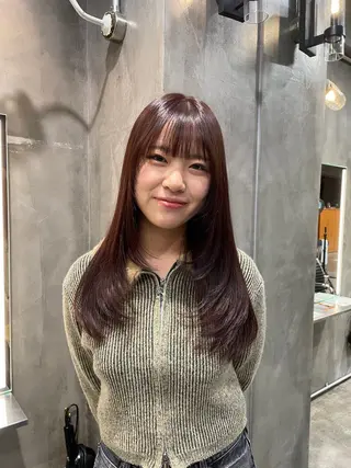 ロング カラー ルカ/ ニュアンスヘアのヘアスタイル