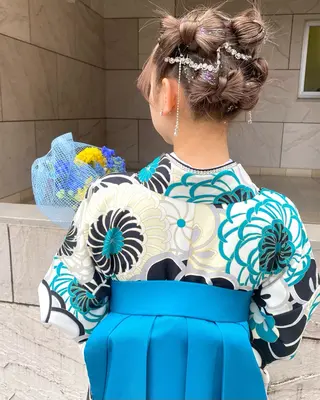 ヘアアレンジ mizuki/ピンク ベージュ.レイヤーのヘアスタイル