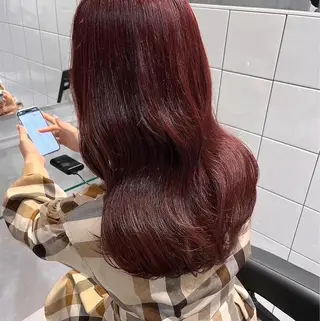 ロング カラー みう/仙台/暖色/ 艶髪/顔周りカット/のヘアスタイル