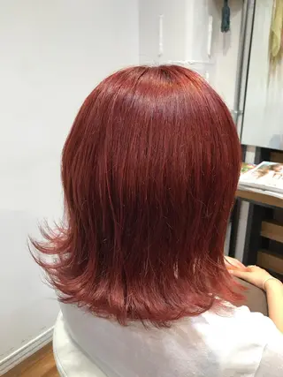 ショート カラー ヒロミ/アレンジ/ アンニュイ/透け感のヘアスタイル