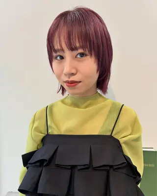 ミディアム FavyS所属・心斎橋/カラー /りくのヘアスタイル