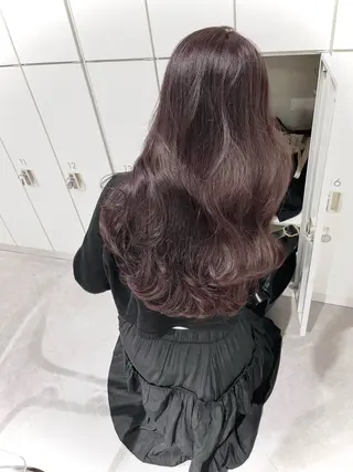 ロング カラー 韓国ハッシュカット/ 新宿/髪質改善/岡崎のヘアスタイル