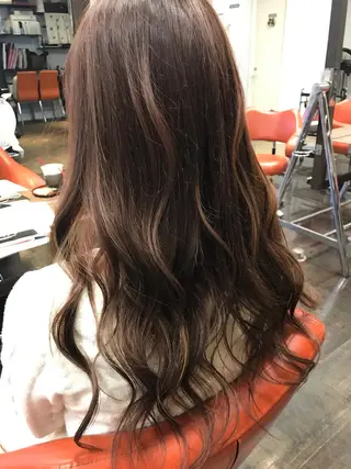 ロング カラー デザインカラー🌈 高木リョウのヘアスタイル