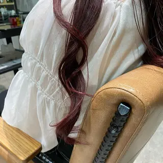 ロング 大久保 優香のヘアスタイル