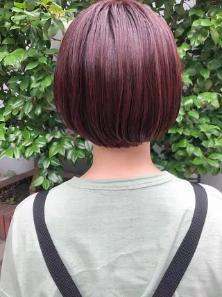 ショート カラー 長井 美佳のヘアスタイル