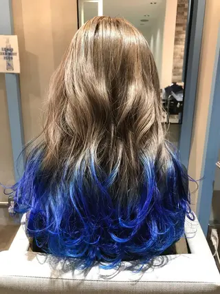 セミロング 所渉/韓国レイヤー /ウルフカットのヘアスタイル