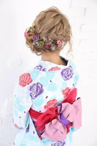 ヘアアレンジ セミロング HIME. ＊*ヒメドットのヘアスタイル