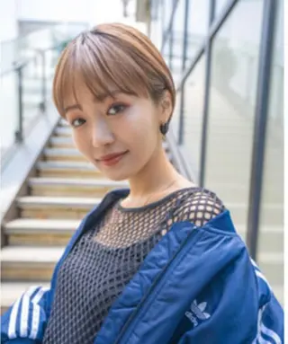 ショート カラー 【似合わせ、垢抜け ヘア】KAEDEのヘアスタイル