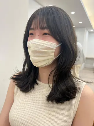 セミロング 💙31日限定 💙金井悠華💙のヘアスタイル