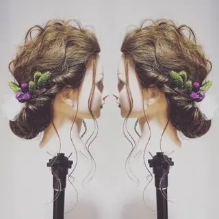 ロング ヘアアレンジ ✨🌿大人可愛い愛さ れhair🌿✨松本のヘアスタイル